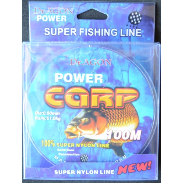 Рыболовная леска DrAGON Power Carp, длина 100м. , сечение 0,80мм